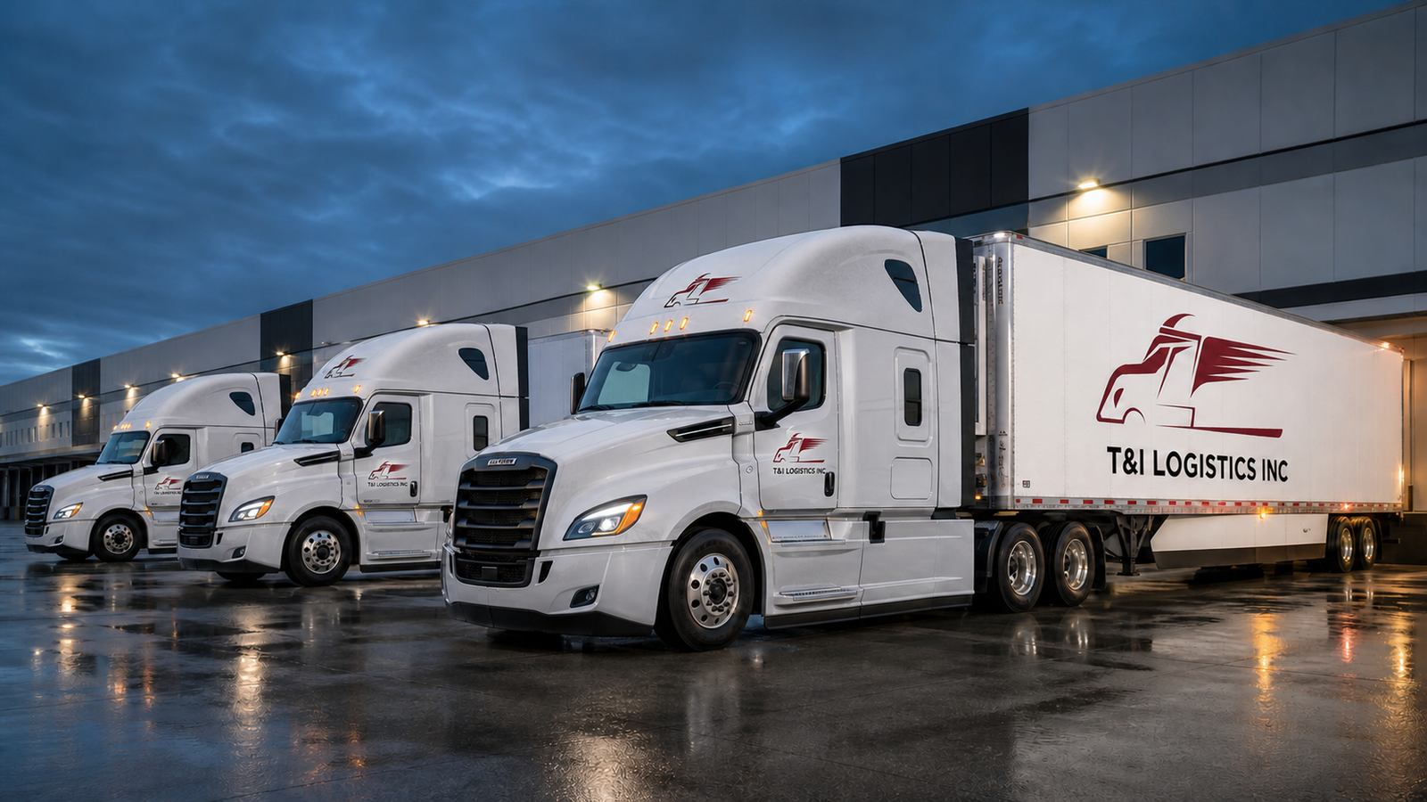T&I Logistics Freightliner fleet